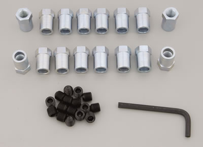 Mr Gasket 921G ROCKER ARM NUTS 7/16 ZINC Mr. Gasket