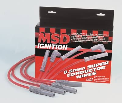 MSD Ignition 31329 8.5mm Super Conductor Spark Plug Wire Sets