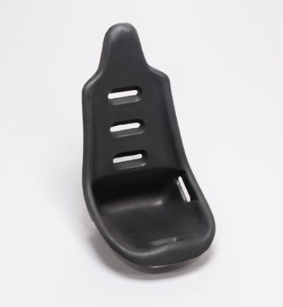 RCI Racing Componets 8000S POLYETHYLENE SEAT HI BACK BLACK