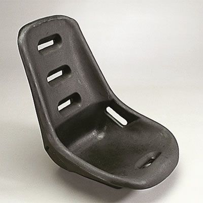 RCI Racing Componets 8020S POLYETHYLENE SEAT LOWBACK BLACK